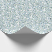 Decoratief gestript lederen patroon cadeaupapier (Hoek)