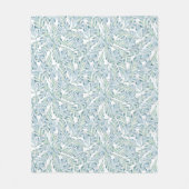 Decoratief gestript lederen patroon fleece deken (Voorkant)