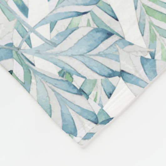 Decoratief gestript lederen patroon fleece deken (Hoek)