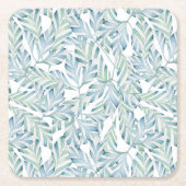 Decoratief gestript lederen patroon kartonnen onderzetters (Voorkant)