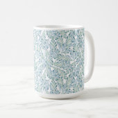 Decoratief gestript lederen patroon koffiemok (Voorkant rechts)