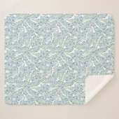 Decoratief gestript lederen patroon sherpa deken (Voorkant (horizontaal))