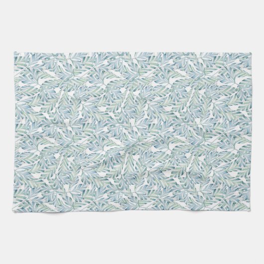 Decoratief gestript lederen patroon theedoek (Horizontaal)