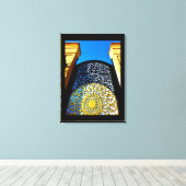 Decoratief gewas canvas afdruk (Insitu (Houten vloer))