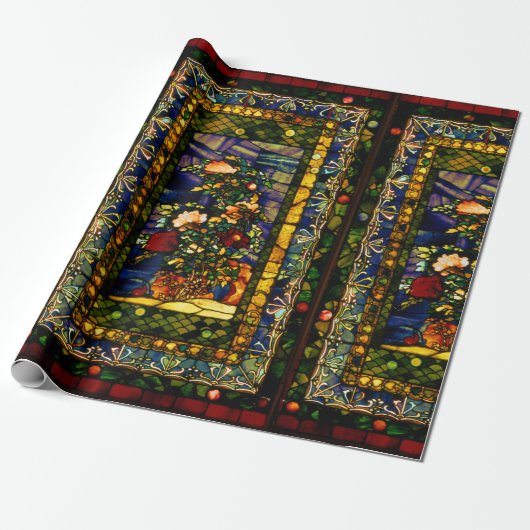 decoratief Glas in lood Cadeaupapier (Uitgerold)