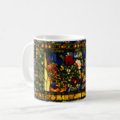 decoratief Glas in lood Koffiemok (Voorkant links)