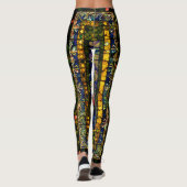  decoratief Glas in lood Leggings (Achterkant)