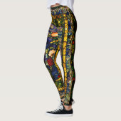  decoratief Glas in lood Leggings (Links)