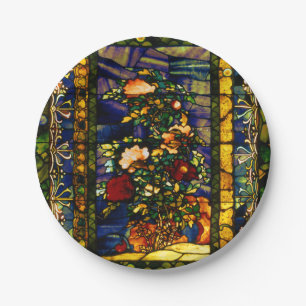  decoratief Glas in lood Papieren Bordje