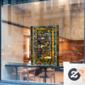 decoratief Glas in lood Raamsticker (Cafe Raam)