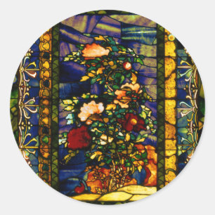  decoratief Glas in lood Ronde Sticker