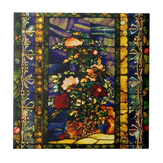  decoratief Glas in lood Tegeltje (Voorkant)