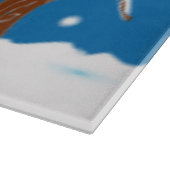 Decoratief glas snijplanken - kerstcadeaus (Hoek)