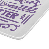 Decoratief glas snijpunt 12 inch snijplank (Hoek)