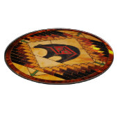 Decoratief glas snijpunt 12 inch snijplank (Hoek)