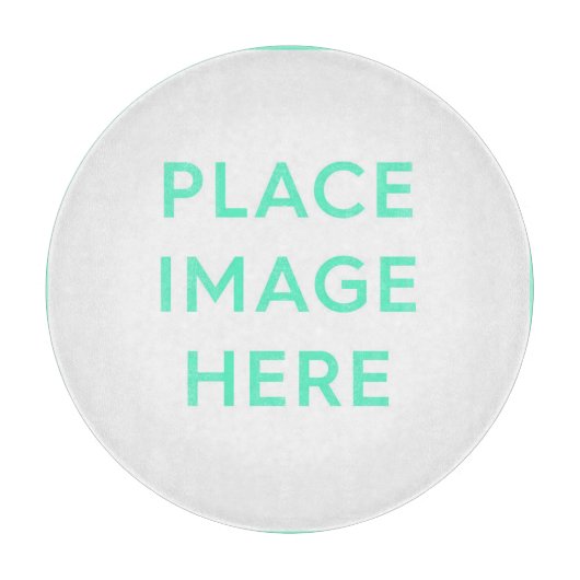 Decoratief glas snijpunt 12 inch snijplank (Voorkant)