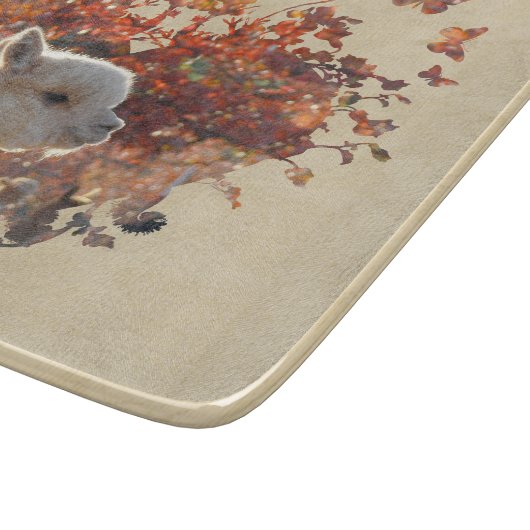 Decoratief glas van Alpaca Snijplank (Hoek)