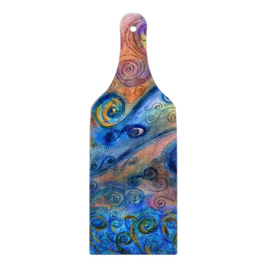 Decoratief glazen ontwerper snijraad - Keuken Snijplank (Voorkant)