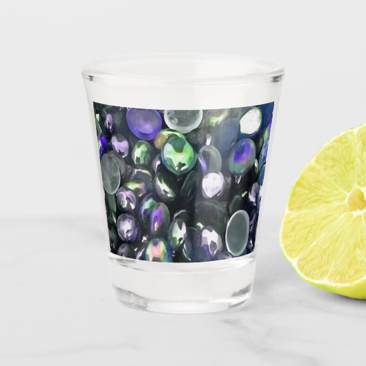 Decoratief glazen plunjerstang (Voorkant)