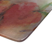 Decoratief glazen snijbord met appels snijplank (Hoek)