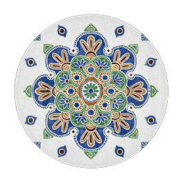 Decoratief glazen snijvlak 12-inch miljard snijplank