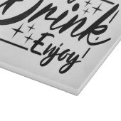 Decoratief glazen snijvlak 15 x 11 inch snijplank (Hoek)