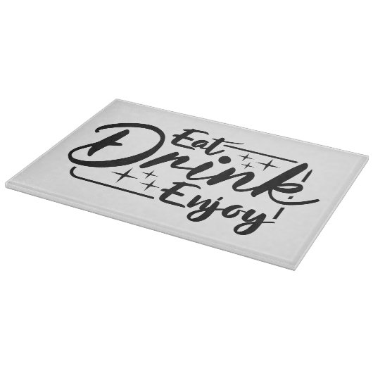 Decoratief glazen snijvlak 15 x 11 inch snijplank (Hoek)