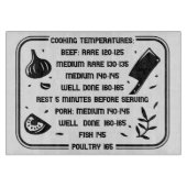 Decoratief glazen snijvlak 15 x 11 inch snijplank (Voorkant)