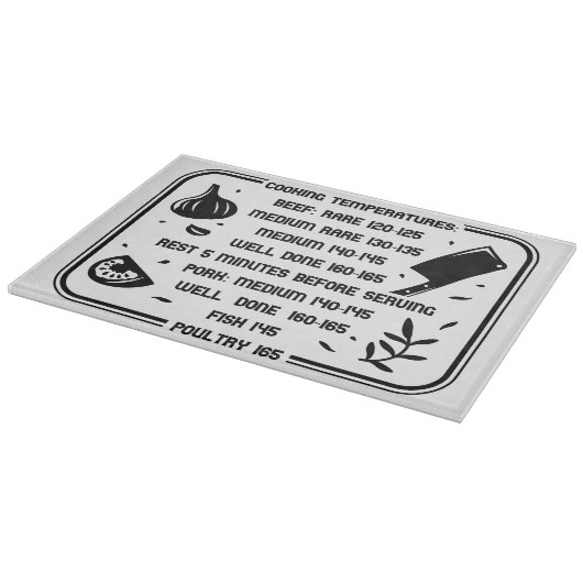 Decoratief glazen snijvlak 15 x 11 inch snijplank (Hoek)