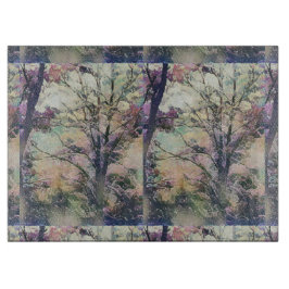 Decoratief glazen snijvlak 15 x 11 inch snijplank
