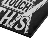 Decoratief glazen snijvlak 15 x 11 inch snijplank (Hoek)