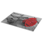 Decoratief glazen snijvlak 15 x 11 inch snijplank (Hoek)