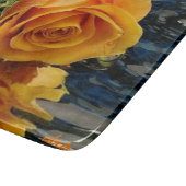 Decoratief glazen snijvlak 6"x7" snijplank (Hoek)