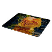 Decoratief glazen snijvlak 6"x7" snijplank (Hoek)