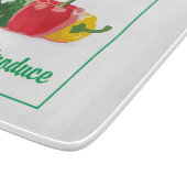 Decoratief glazen snijvlak 6"x7" snijplank (Hoek)