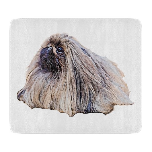 Decoratief glazen snijvlak 6"x7" snijplank (Voorkant)