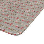 Decoratief glazen snijvlak snijplank (Hoek)