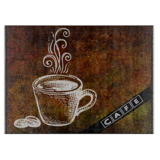 Decoratief glazen snijvlak snijplank