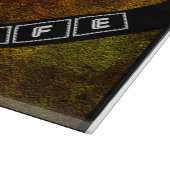 Decoratief glazen snijvlak snijplank (Hoek)