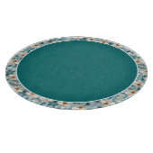 Decoratief glazen snijvlak snijplank (Hoek)