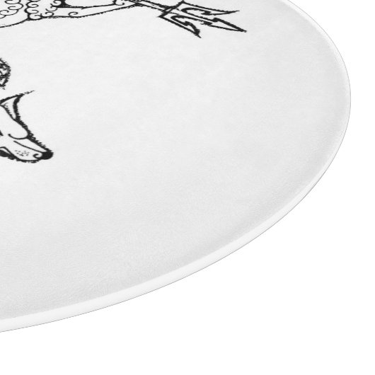 Decoratief glazen snijvlak snijplank (Hoek)