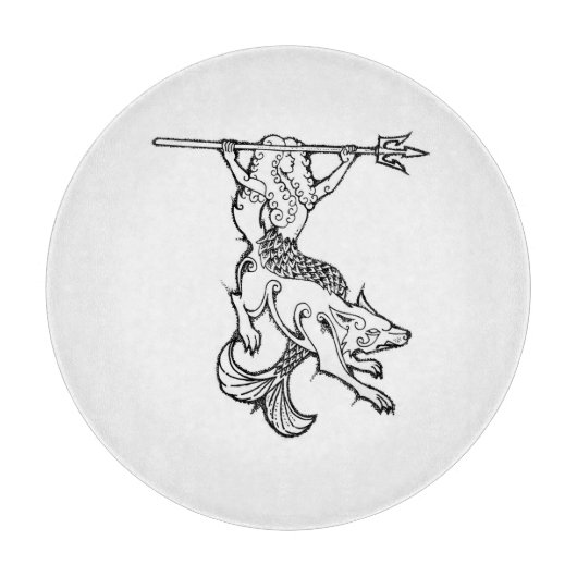 Decoratief glazen snijvlak snijplank (Voorkant)