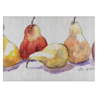 Decoratief glazen snijvlak van gemiddelde grootte snijplank