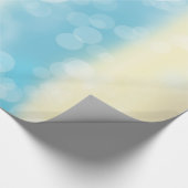 Decoratief Glitter Blue en Gold Cadeaupapier (Hoek)