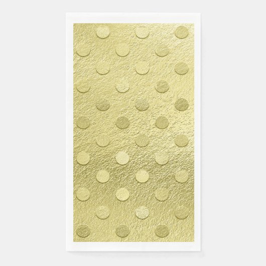 Decoratief Gold Luxe Hand & Bathroom verwijderbaar Servet (Voorkant)