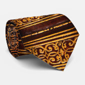 Decoratief Golden-Brown Stropdas (Opgerold)