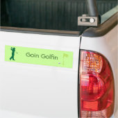 Decoratief golfslagbumper sticker (Op Truck)