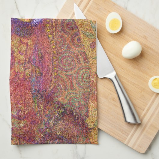Decoratief Gothic Skeleton Kitchen Towel Theedoek (Quarter Fold)