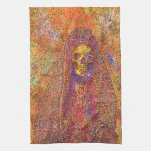 Decoratief Gothic Skeleton Kitchen Towel Theedoek