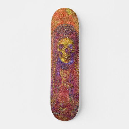 Decoratief Gothic Skeleton Schaats Board Skateboard (Voorkant)